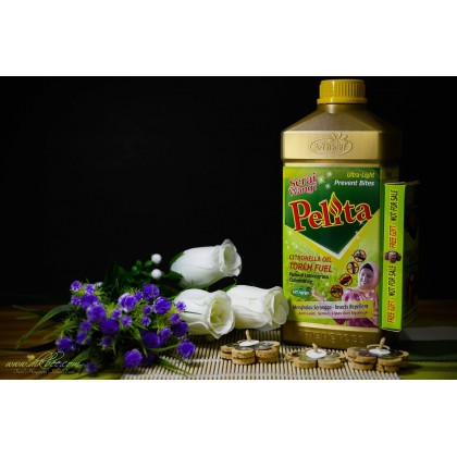 Serai Wangi Pelita Citronella Oil Torch Fuel Repellant Natural Lemongrass Concentrate 300ml