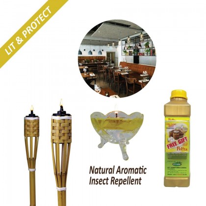 Serai Wangi Pelita Citronella Oil Torch Fuel Repellant Natural Lemongrass Concentrate 300ml
