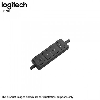 Logitech H570E USB Headset Stereo With Noise-Cancelling Mic