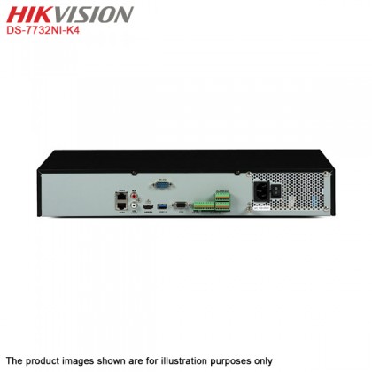 Hikvision DS-7732NI-K4 Network 32 channel 8MP Embedded 4K IP NVR + 2 x 16 Port Fast Ethernet Unmanaged POE Switch 1 port 1GBps uplink