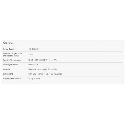 Hikvision  32 Channel Embedded Network Video Recorder