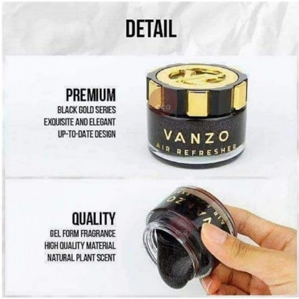 Vanzo Car Gel Air Freshener Perfume Car Refresher - Secretmusk 65ml Carall Regalia Car Perfume 1616