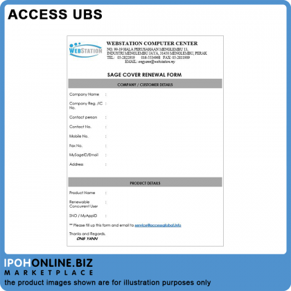 Access UBS Accounting & Inventory Work At Home 6 Month Online Cloud Hosting Plan + Free 16GB Pendrive