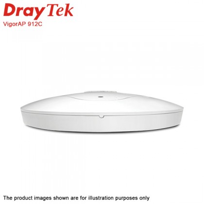 DrayTek VigorAP 912C 11ac Dual-Band Ceiling-Mount 5 PoE Wireless Access Point