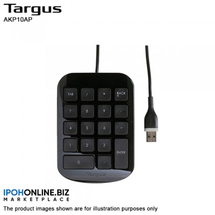 Targus AKP10AP Wired USB Numeric Keypad For MAC & Windows