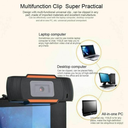 USB 2.0 PC Camera 1080P Video Record HD Webcam Web Camera With MIC For Computer For PC Laptop 