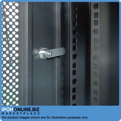 Server Rack 9U x 19" (600mm x 500mm x 450mm) Wall Mount - Perforated Door