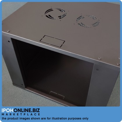 Server Rack 9U x 19" (600mm x 500mm x 450mm) Wall Mount - Perforated Door