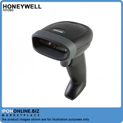 Honeywell Youjie HH360 USB Wired 1D Barcode Scanner with STAND Black YJ-HH360-R-2USB-1