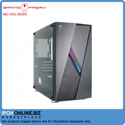 Gaming Freak MG-45G Jager Premium Middle Tower Case USB 3.0 M-ATX With Tempered Class Edition