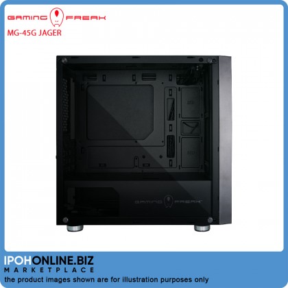 Gaming Freak MG-45G Jager Premium Middle Tower Case USB 3.0 M-ATX With Tempered Class Edition