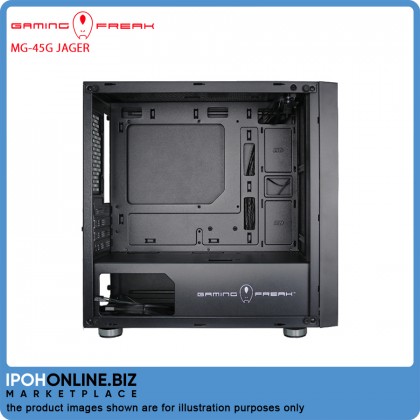 Gaming Freak MG-45G Jager Premium Middle Tower Case USB 3.0 M-ATX With Tempered Class Edition