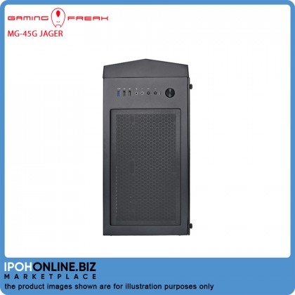 Gaming Freak MG-45G Jager Premium Middle Tower Case USB 3.0 M-ATX With Tempered Class Edition