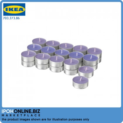 IKEA SINNLIG Scented Tealight Blackberry Natural 38mm Candles 30 Pieces Burning Time 4 Hour