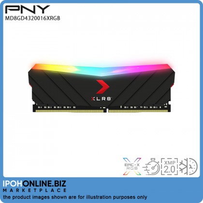 PNY XLR8 RGB 8GB 3200 DDR4 3200Mhz Desktop Gaming RAM