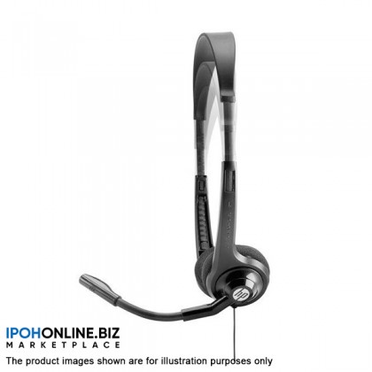 HP Boom Mic Headset 150 with Audio Jack - Black