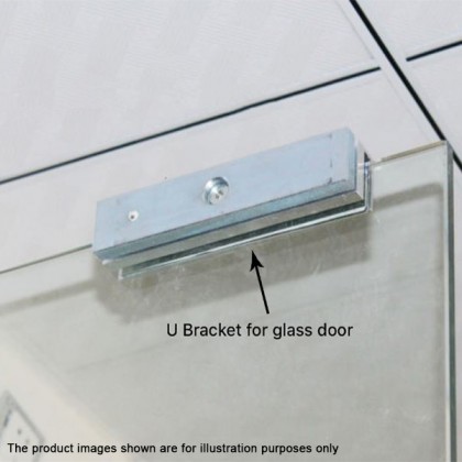 E.M. Lock Brackets For Frameless Glass Door