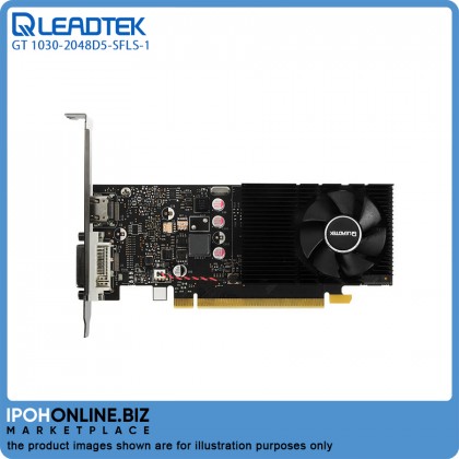 LEADTEK WinFast GeForce GT 1030 2GB GDDR5X DVI HDMI Graphics Card With Low Profile Bracket