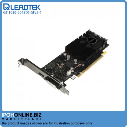 LEADTEK WinFast GeForce GT 1030 2GB GDDR5X DVI HDMI Graphics Card With Low Profile Bracket