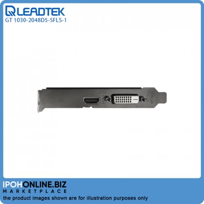 LEADTEK WinFast GeForce GT 1030 2GB GDDR5X DVI HDMI Graphics Card With Low Profile Bracket