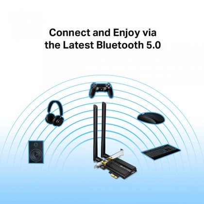 TP-Link Archer TX50E AX3000 Wi-Fi 6 Bluetooth 5.0 OFDMA PCIe Adapter with Low-Profile Bracket