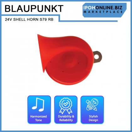 Blaupunkt S79 RB Car 24V 3A 79mm Twin Compact Shell Horn High 500Hz Low 400Hz Blaupunkt S79 RB Car 24V 3A 79mm Twin Compact Shell Horn High 500Hz Low 400Hz