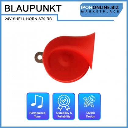 Blaupunkt S79 RB Car 24V 3A 79mm Twin Compact Shell Horn High 500Hz Low 400Hz Blaupunkt S79 RB Car 24V 3A 79mm Twin Compact Shell Horn High 500Hz Low 400Hz