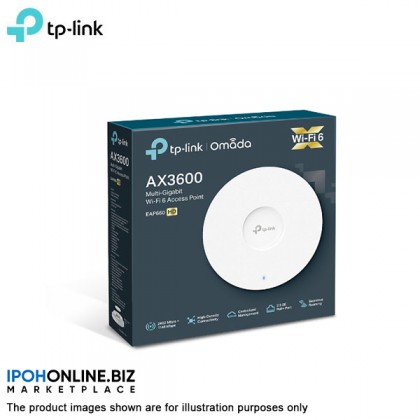 TP-LINK EAP660 HD AX3600 Wireless Dual Band Multi-Gigabit Wi-FI 6 Ceiling Mount Access Point