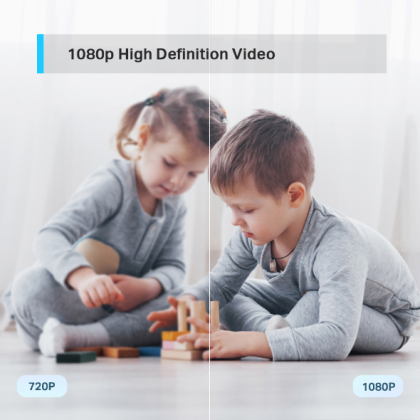 TP-Link Tapo C200 Full HD Pan Tilt Home Security Wi-Fi Camera + FOC 32GB MicroSD
