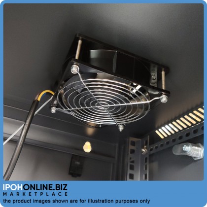 E Rack 9U Wall Mount Rack Equipment 19" 540mm(W) x 500mm(D) x 435mm(H) - Perforated Door