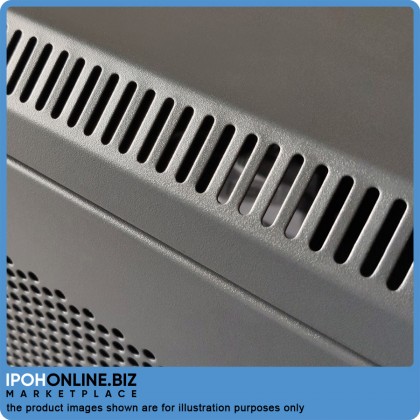 E Rack 9U Wall Mount Rack Equipment 19" 540mm(W) x 500mm(D) x 435mm(H) - Perforated Door