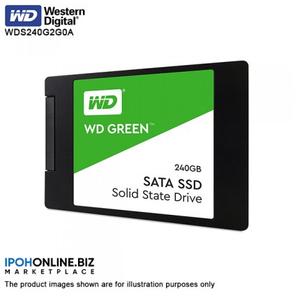 WD GREEN PC Solid State Drive 240GB SATA 2.5" SSD WD GREEN PC Solid State Drive 240GB SATA 2.5" SSD