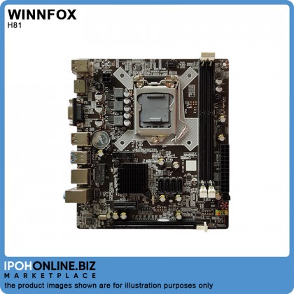 Winnfox Intel H81 LGA 1150 DDR3 VGA HDMI Micro ATX Motherboard Winnfox Intel H81 LGA 1150 DDR3 VGA HDMI Micro ATX Motherboard