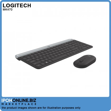 Logitech MK470 Silent Slim Wireless Keyboard Mouse Combo Logitech MK470 Silent Slim Wireless Keyboard Mouse Combo