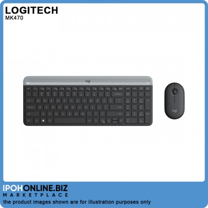 Logitech MK470 Silent Slim Wireless Keyboard Mouse Combo Logitech MK470 Silent Slim Wireless Keyboard Mouse Combo