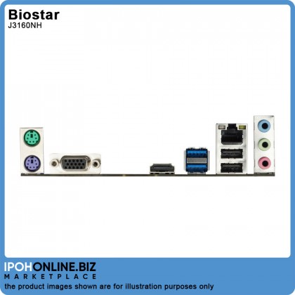 Biostar J3160NH CPU onboard Intel Celeron J3160 Quad-core 2.24G DDR3L VGA HDMI Mini ITX Motherboard