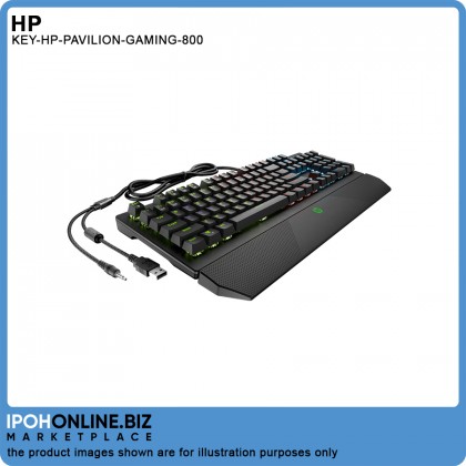 HP Pavilion USB Wired LED Mechanical Gaming Keyboard 800 - 5JS06AA#UUF