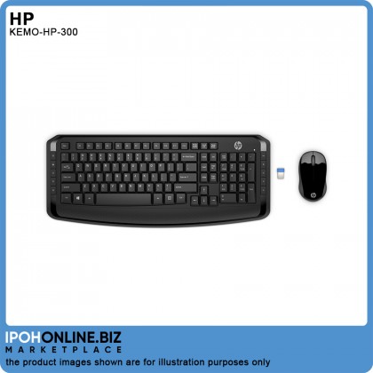 HP Wireless Keyboard and Mouse 300 Combo