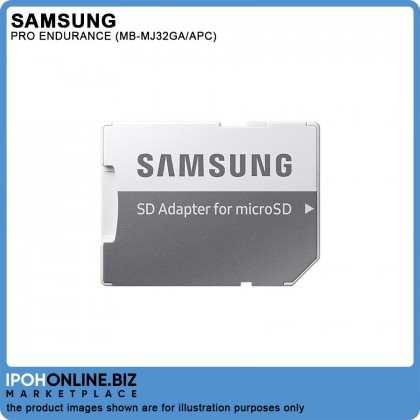 Samsung PRO Endurance MicroSD Memory Card 32GB With SD Adapter 4K Ultra HD - CCTV Bodycam Dashcam