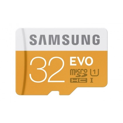 Samsung 32GB EVO Class 10 Micro SDHC 48MB/s UHS-I Memory Card with Adapter