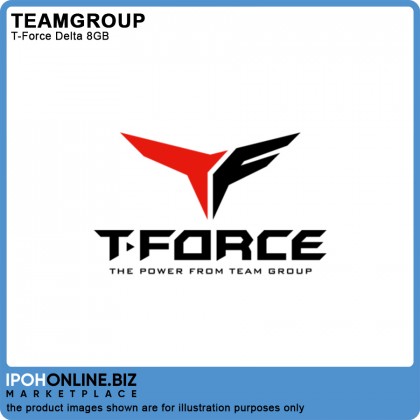 TEAMGROUP T-Force Delta RGB 8GB DDR4 3200 Desktop 3200MHz Gaming Memory RAM - White TEAMGROUP T-Force Delta RGB 8GB DDR4 3200 Desktop 3200MHz Gaming Memory RAM - White