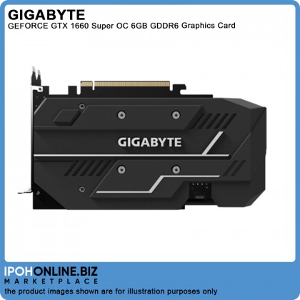 Gigabyte GeForce GTX 1660 SUPER OC 6GB GDDR6 HDMI 3 x DP 2 x Windforce FANS GAMING Graphics Card