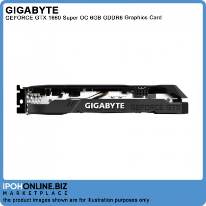 Gigabyte GeForce GTX 1660 SUPER OC 6GB GDDR6 HDMI 3 x DP 2 x Windforce FANS GAMING Graphics Card