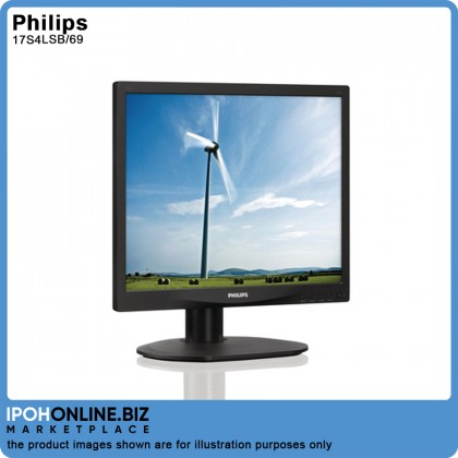 Philips 17S4LSB/69 17 inch DVI VGA SQUARE LED backlight LCD Monitor Philips 17S4LSB/69 17 inch DVI VGA SQUARE LED backlight LCD Monitor