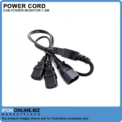 Power Cord For Monitor ~ CPU 1M/2F (1.8M)
