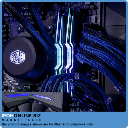 Cooler Master CMA-SEST16BLBK1-GL Extension Sleeved Cable Kit - Blue+Black GL