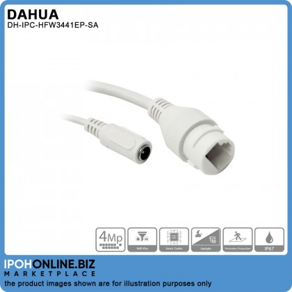 DAHUA DH-IPC-HFW3441EP-SA 4MP IR Fixed Focal Bullet WizSense Network Camera