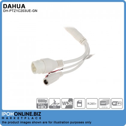 Dahua DH-PTZ1C203UE-GN 1080P 2MP 3X Optical Zoom Starlight IR Network Camera