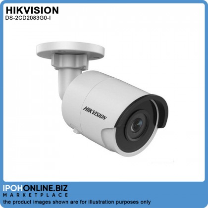 Hikvision DS-2CD2083G0-I 8MP 4K 2.8mm/4mm Outdoor WDR EXIR MINI Fixed Bullet Network IP Camera Hikvision DS-2CD2083G0-I 8MP 4K 2.8mm/4mm Outdoor WDR EXIR MINI Fixed Bullet Network IP Camera