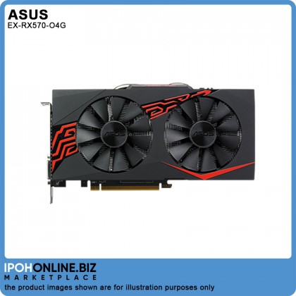 ASUS Expedition Radeon RX 570 OC Edition 4GB GDDR5 For Non-Stop VR And 4K Gaming Mining - Bulk Pack